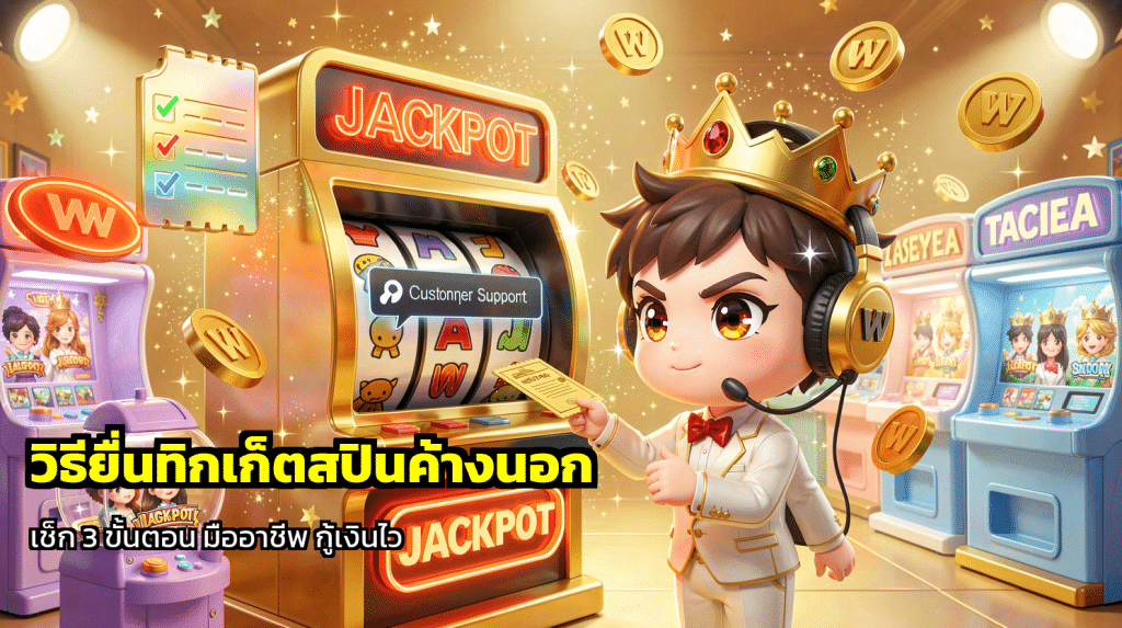 วิธียื่นทิคเก็ตสปินค้างนอก