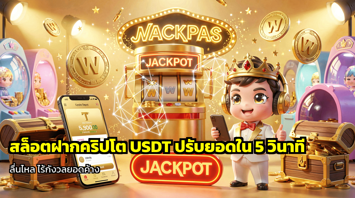 สล็อตฝากคริปโต USDT