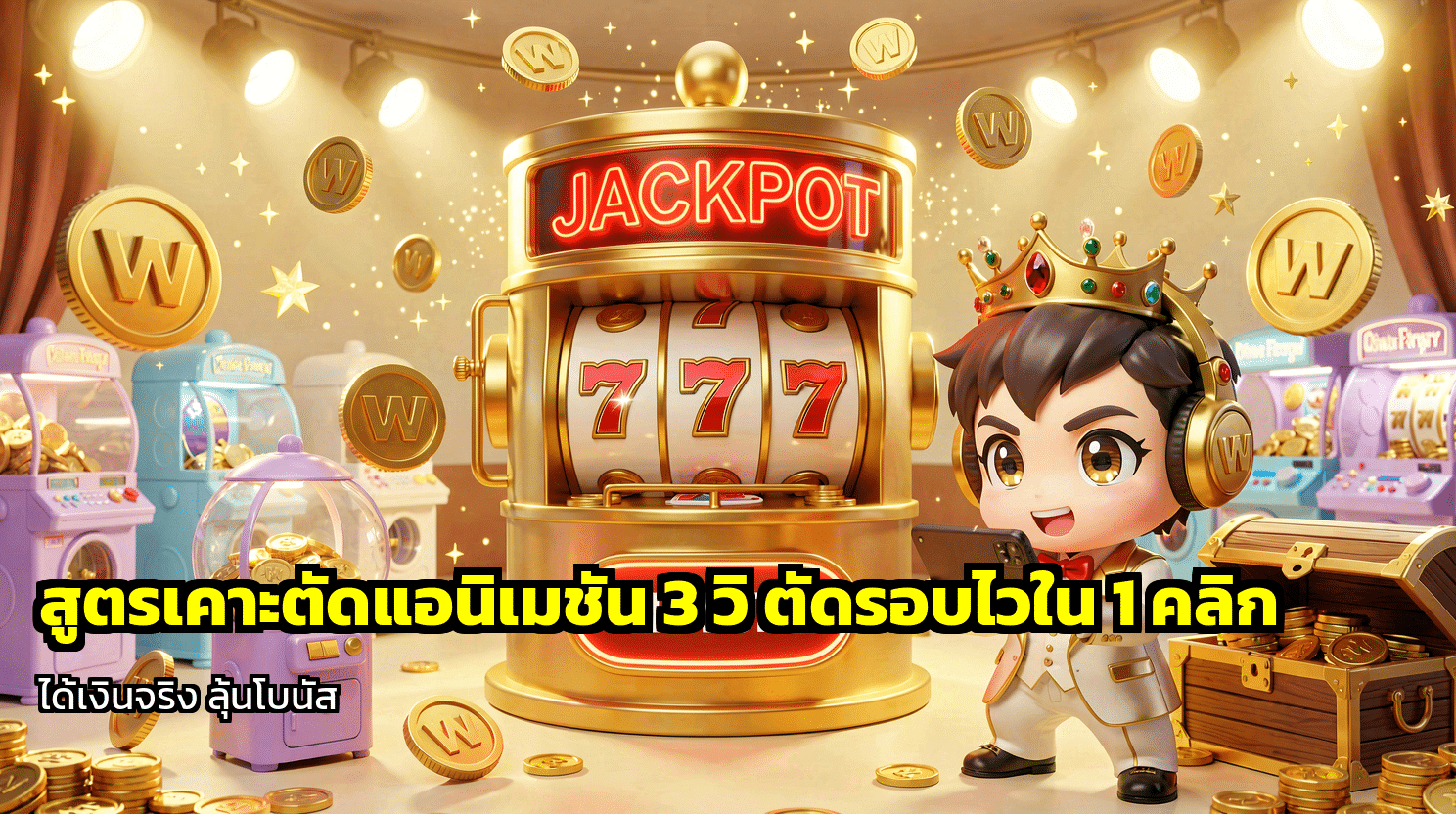สูตรเคาะตัดแอนิเมชัน 3 วิ