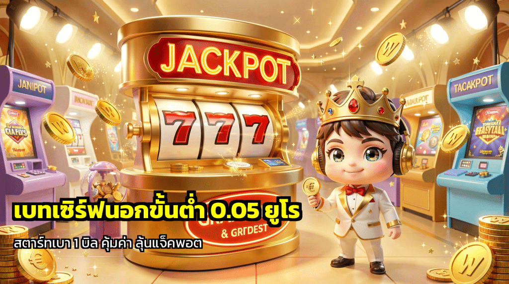 เบทเซิร์ฟนอกขั้นต่ำ 0.05 ยูโร