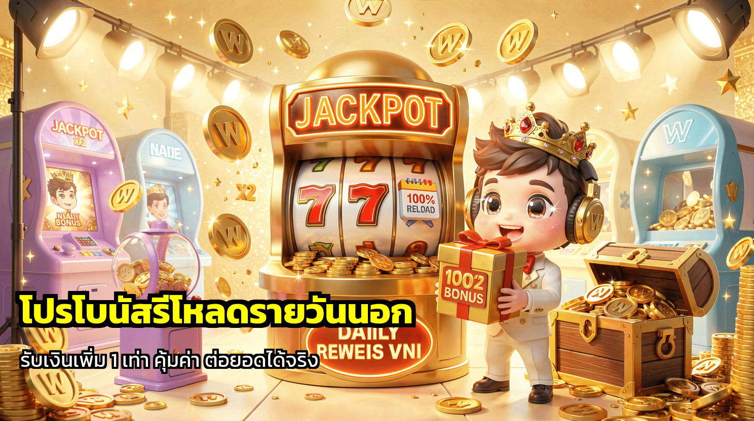 โปรโบนัสรีโหลดรายวันนอก